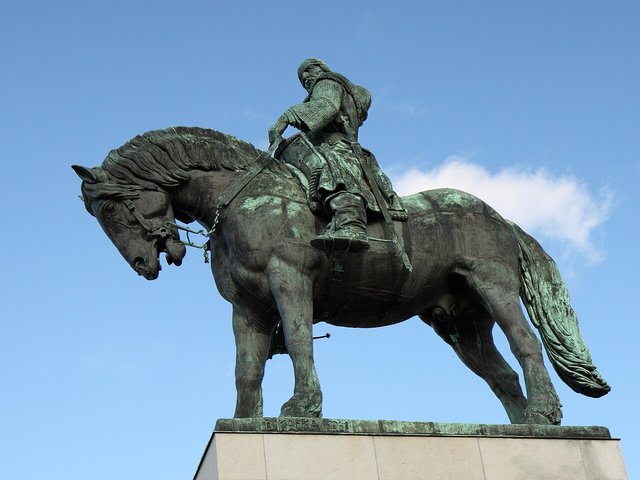 Statue of Jan Žižka at Vítkov Hill